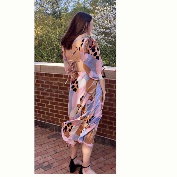 🌟HP🌟 Anthropologie NWT Hutch Bloom Wrap MIDI Dress Size XXS. - Picture 6 of 14